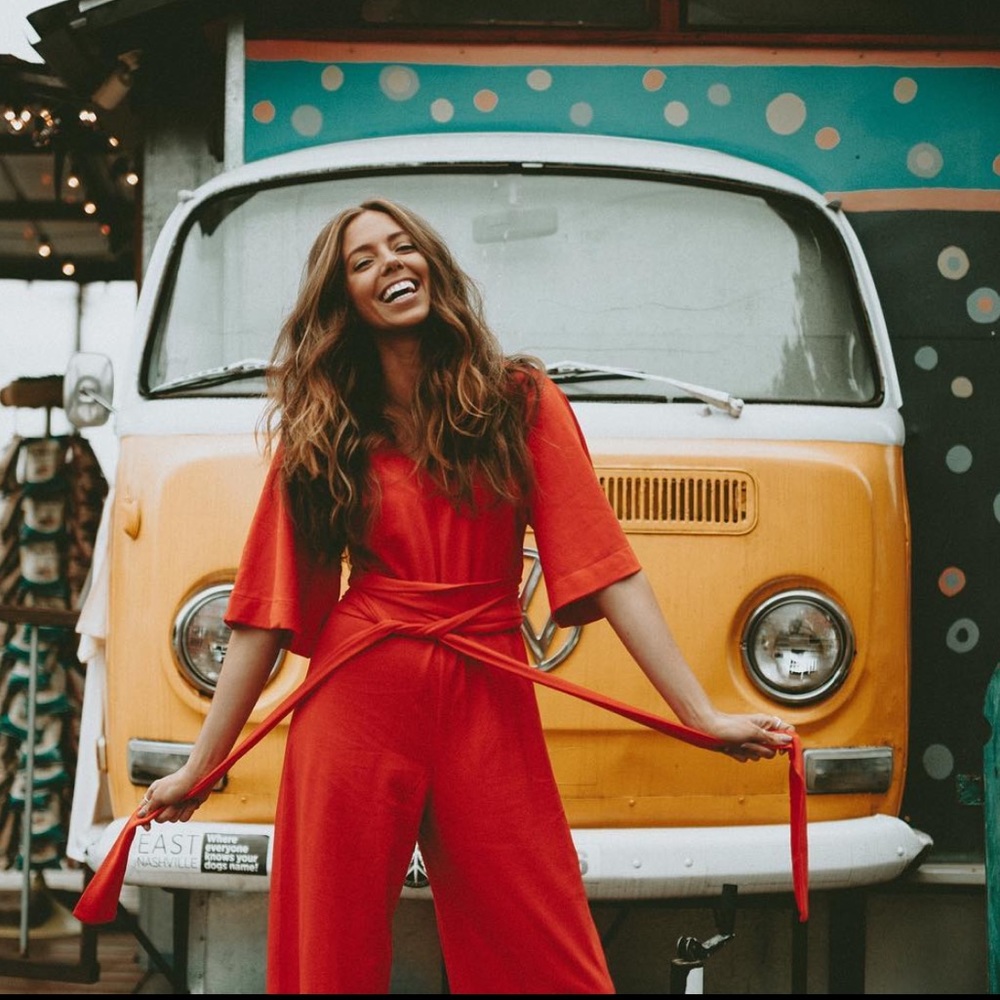 ABLE - Rosario Flutter Sleeve Jumpsuit